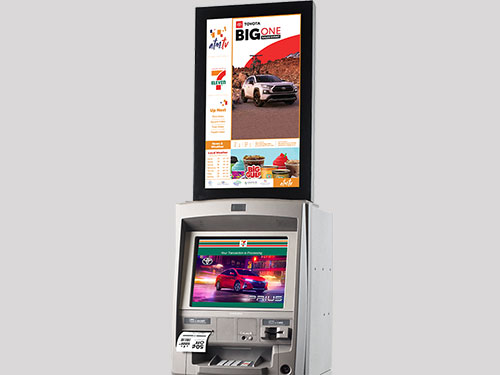 ATM at 7-Eleven Store Advertising