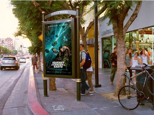 City Info Panel / Bollard Advertising 1