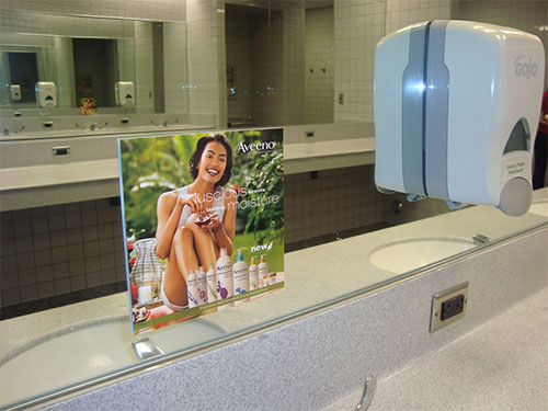 Hair Salon Advertising Mirror Cling Advertising 1